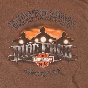 Harley Davidson Ride Free Pocket Tee